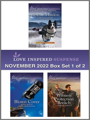 cover image of Love Inspired Suspense: November 2022 Box Set 1 of 2